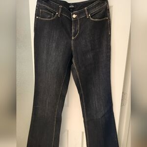 White House Black Market boot cut high rise Dark jeans
